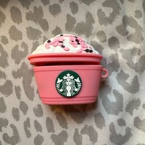 Starbucks Pink Air Pods Case
